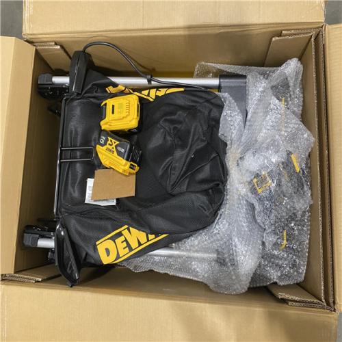 As-Is -DEWALT 2x20V MAX 21 in. Cordless Battery Powered Push Lawn Mower Kit with (2) 10 Ah Batteries and Chargers