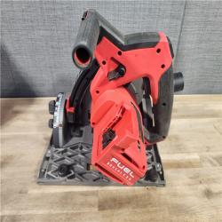 HOUSTON LOCATION - AS-IS Milwaukee M18 FUEL 18V Lithium-Ion Cordless Brushless 6-1/2 in. Plunge Cut Track Saw (Tool-Only)
