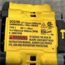 AS-IS DEWALT ATOMIC 20V Lithium-Ion Cordless 1/2 in. Hammer Drill Kit