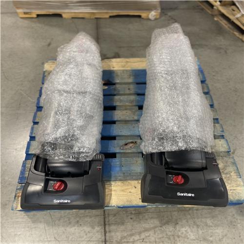 DALLAS LOCATION- SANITAIRE 13 IN. MULTI-SURFACE QuietClean® Bagged Upright Vacuum (2 UNITS)