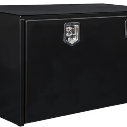 DALLAS LOCATION - AS - IS 24x24x48 Inch Black Steel Underbody Truck Box