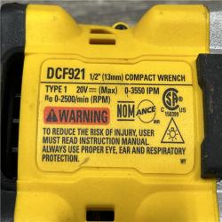 AS-IS DEWALT ATOMIC 20V MAX Cordless Brushless 1/2 in. Variable Speed Impact Wrench (Tool Only)