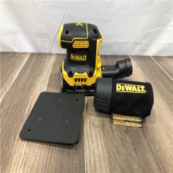 AS-IS DEWALT 20V MAX XR Cordless Brushless 1/4 Sheet Variable Speed Sander (Tool Only)