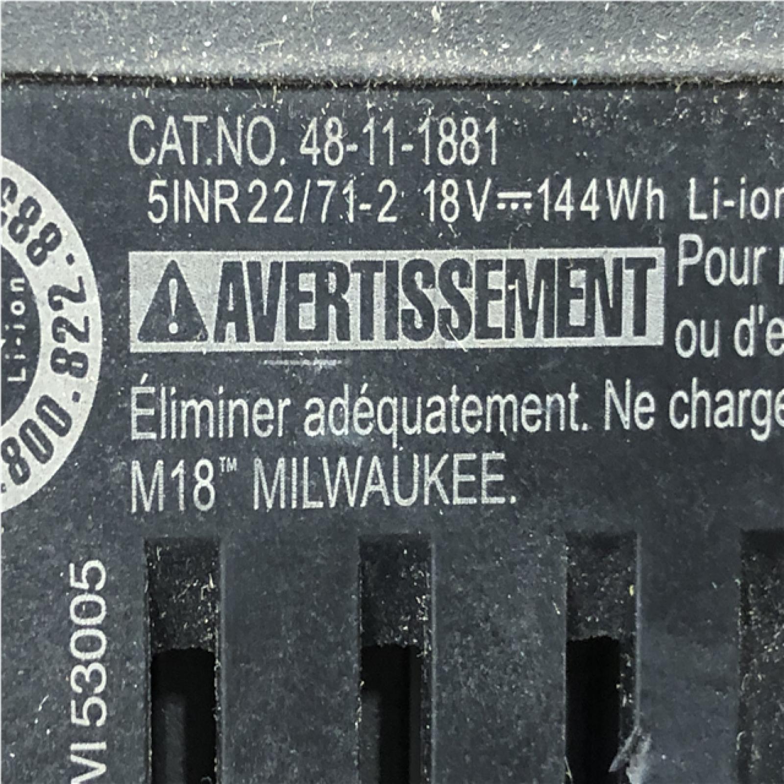 AS-IS Milwaukee 18V Lithium-Ion REDLITHIUM FORGE XC 8.0 Ah Battery Pack