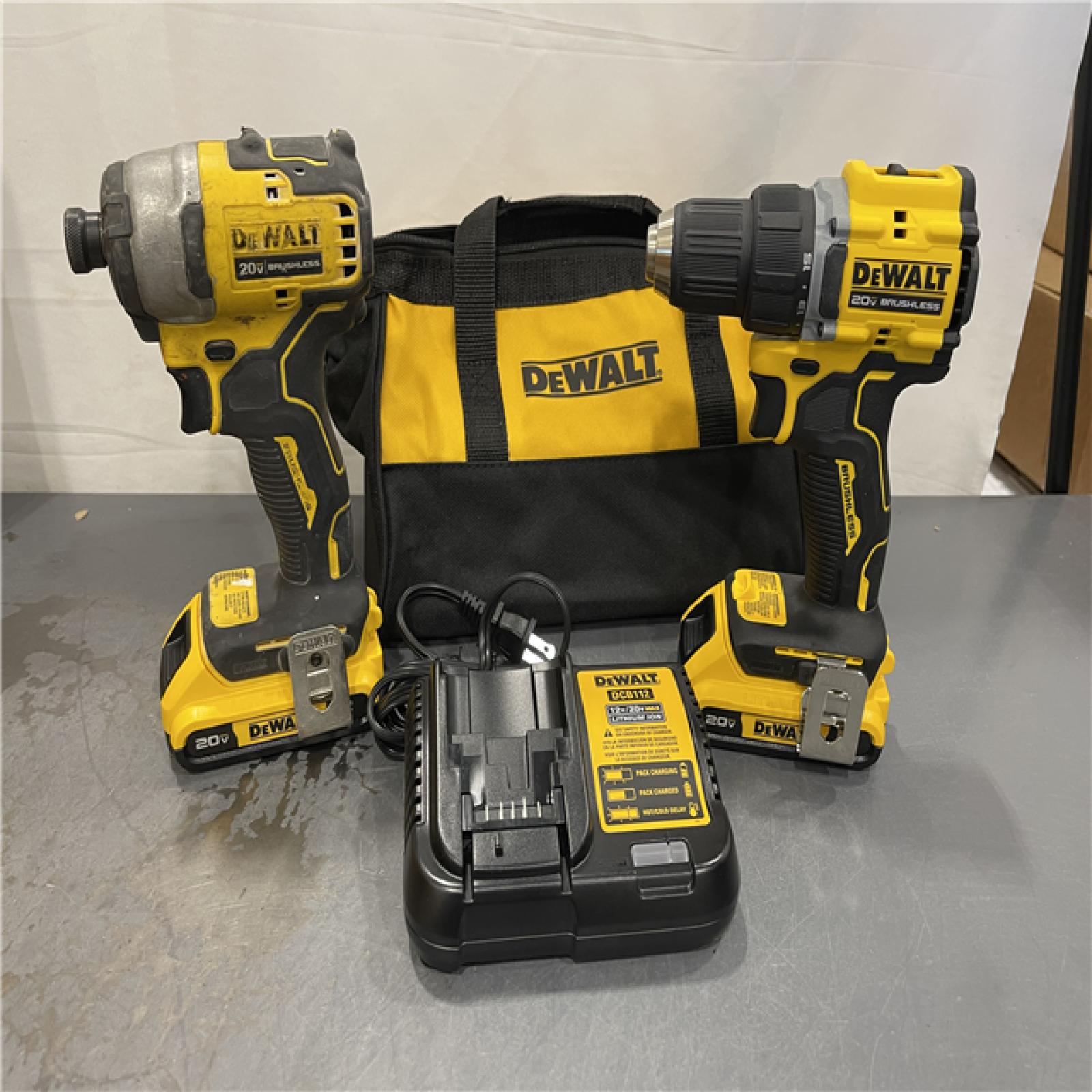 AS-IS - Dewalt ATOMIC 20-Volt MAX Lithium-Ion Cordless Combo Kit
