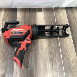 AS-IS Milwaukee 12V Lithium-Ion Cordless 10 oz. Adhesive and Caulk Gun (Tool-Only)