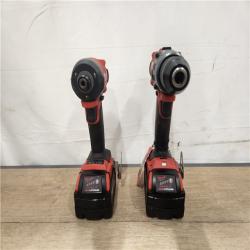 AS-IS- Milwaukee  FUEL 18V Lithium-Ion Brushless Cordless Hammer Drill and Impact Driver Combo Kit