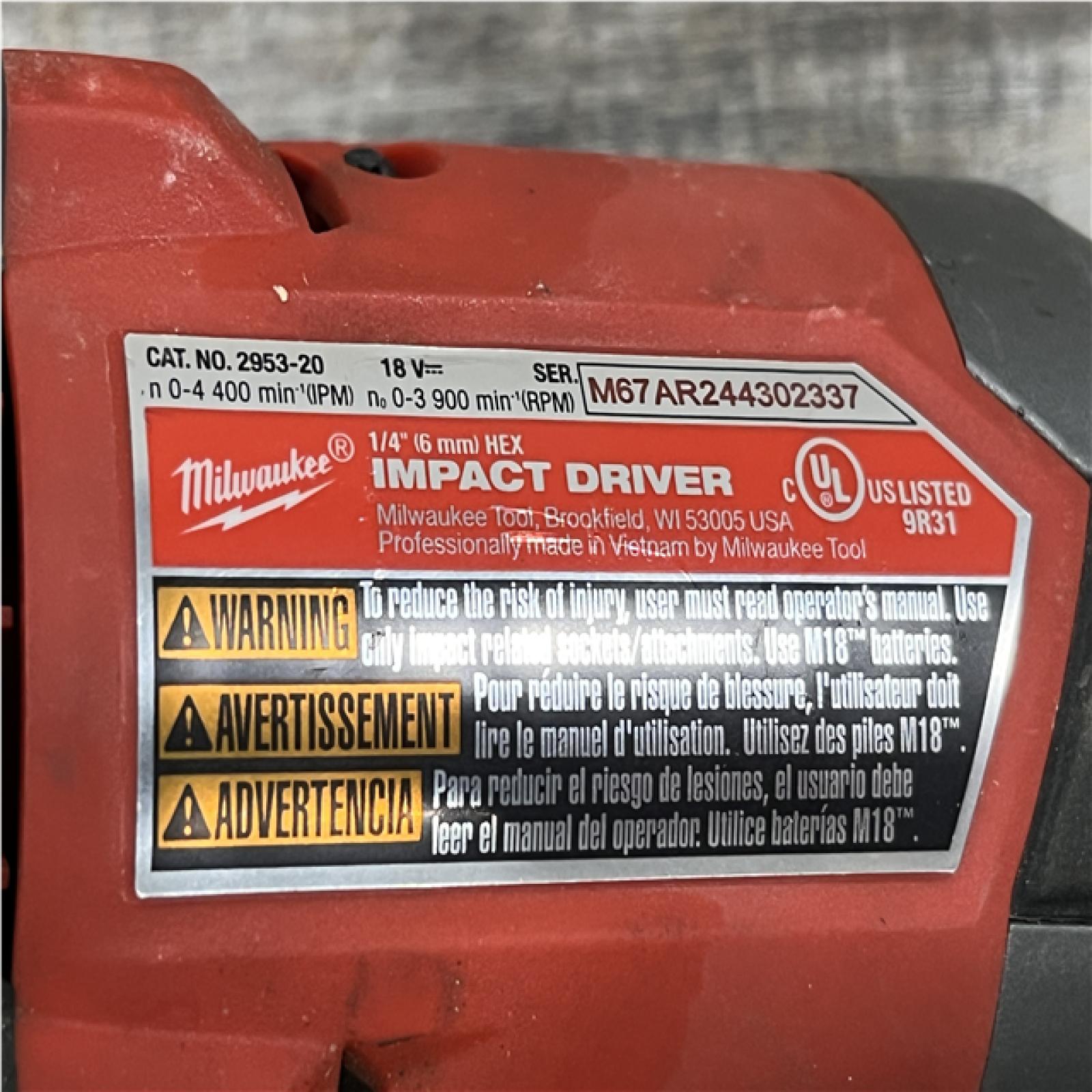 AS-IS Milwaukee FUEL 18V Lithium-Ion Brushless Cordless Hammer Drill and Impact Driver Combo Kit