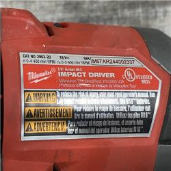 AS-IS Milwaukee FUEL 18V Lithium-Ion Brushless Cordless Hammer Drill and Impact Driver Combo Kit