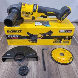 AS-IS DEWALT 60V MAX Cordless Brushless 4.5 in. to 6 in. Small Angle Grinder with Kickback Brake (Tool Only)