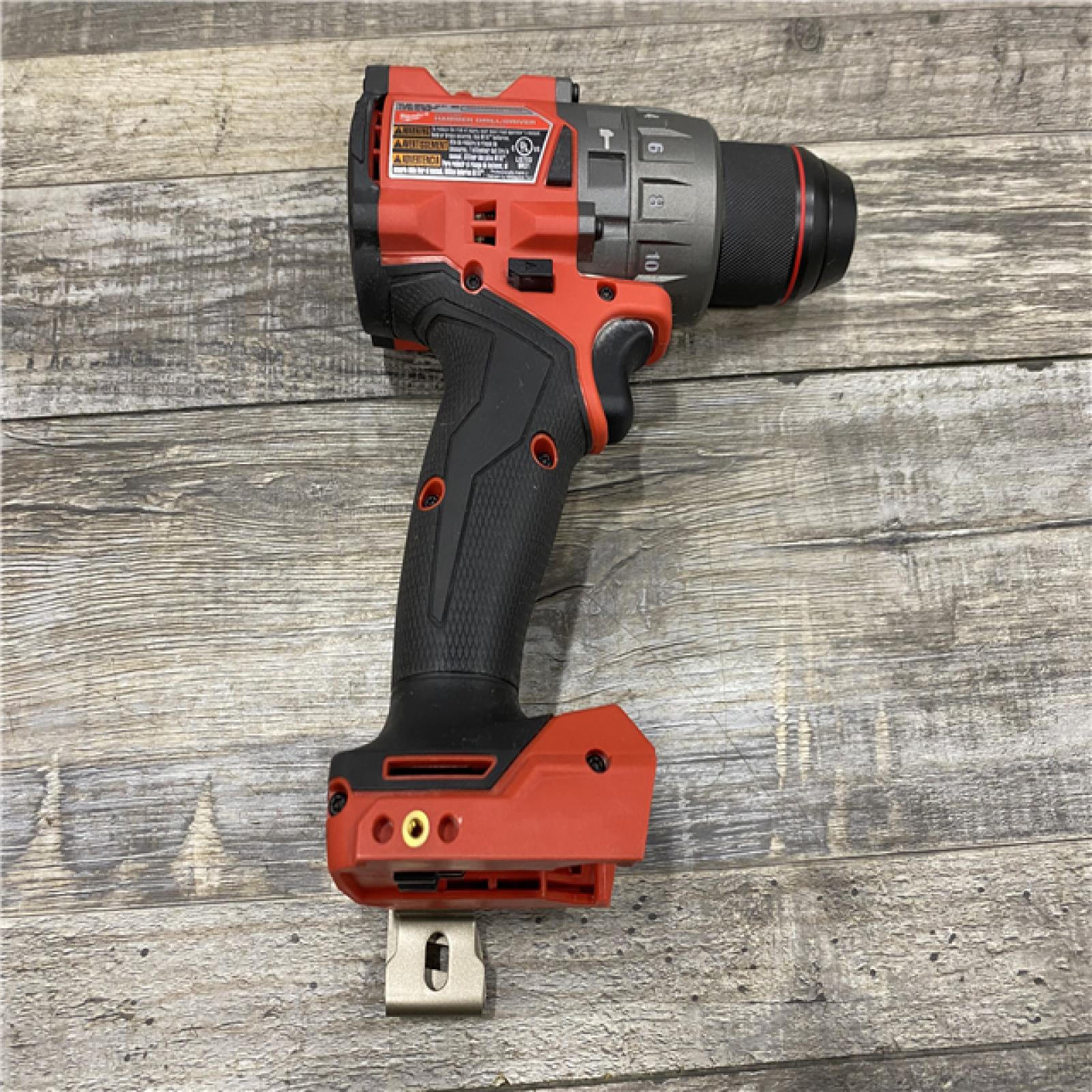 AS-IS Milwaukee FUEL 18V Lithium-Ion Brushless Cordless 1/2 in. Hammer Drill/Driver (Tool-Only)