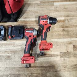 HOUSTON LOCATION - AS - IS Milwaukee 2 Tool Combo Kit W/ (2) Battery & Charger