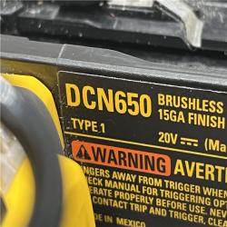 AS-IS DEWALT Cordless 20V MAX XR Angled Finish Nailer (Tool Only)