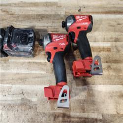 HOUSTON LOCATION - AS - IS Milwaukee 2 Tool Combo Kit W/ (2) Battery & Charger