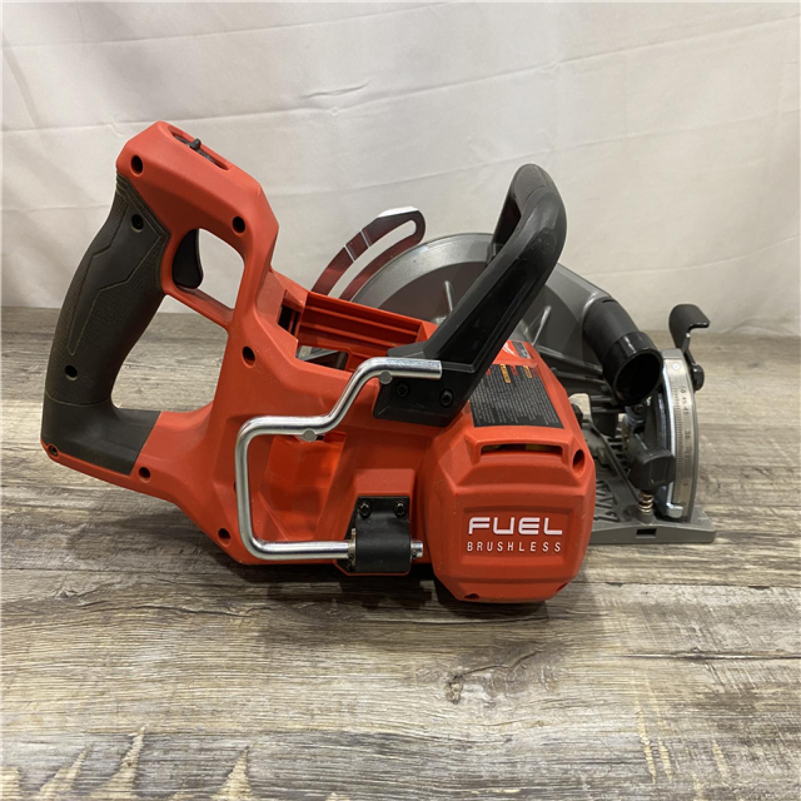 AS-IS Milwaukee FUEL 18V Lithium-Ion Cordless 7-1/4 in. Rear Handle Circular Saw (Tool-Only)