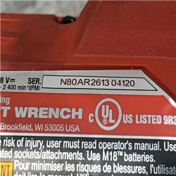 AS-IS Milwaukee FUEL 18V Lithium-Ion Brushless Cordless 1/2 in. Impact Wrench with Friction Ring (Tool-Only)