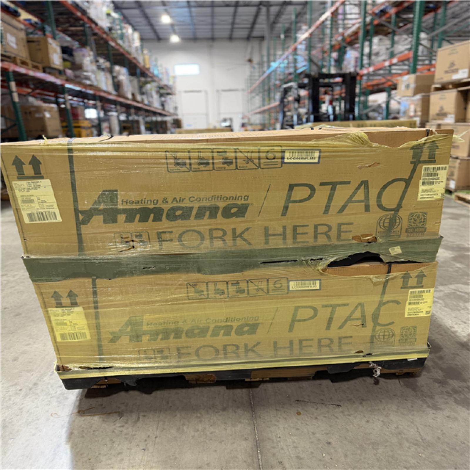 DALLAS LOCATION - AMANA HEATING AND AIRCONDITIONING PALLET -(4 UNITS)