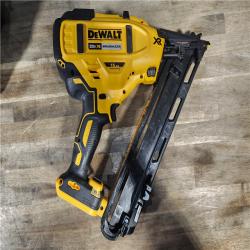 HOUSTON LOCATION - AS-IS DeWalt 20V MAX XR 15 Ga. Cordless 34 Deg Nailer Kit (Battery & Charger) 20 V