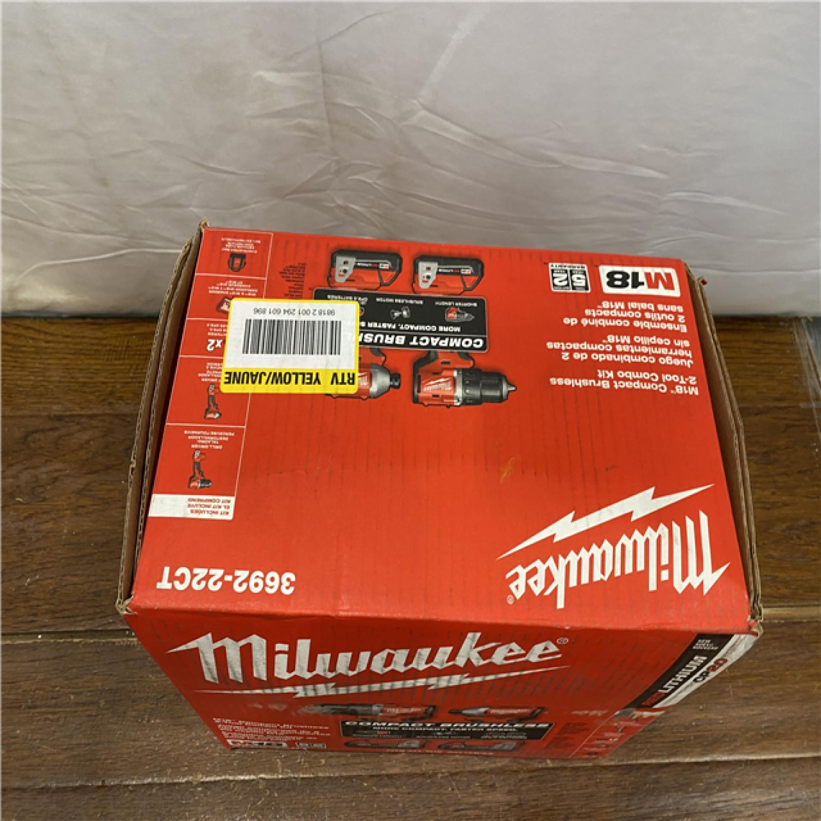 NEW Milwaukee M18 Compact Brushless 2-Tool Combo Kit