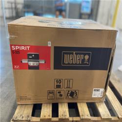 DALLAS LOCATION - Weber Spirit E-325 3-Burner Propane Gas Grill in Black with Powerful Boost Burners