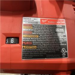 AS-IS Milwaukee FUEL 18V Lithium-Ion Cordless Brushless 6-1/2 in. Plunge Cut Track Saw (Tool-Only)
