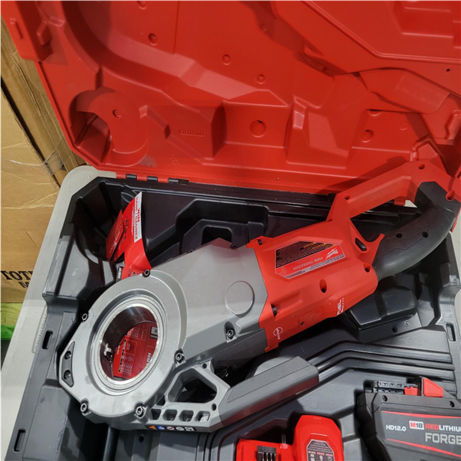 CALIFORNIA AS-IS (UNTESTED) MILWAUKEE M18 FUEL PIPE THREADER