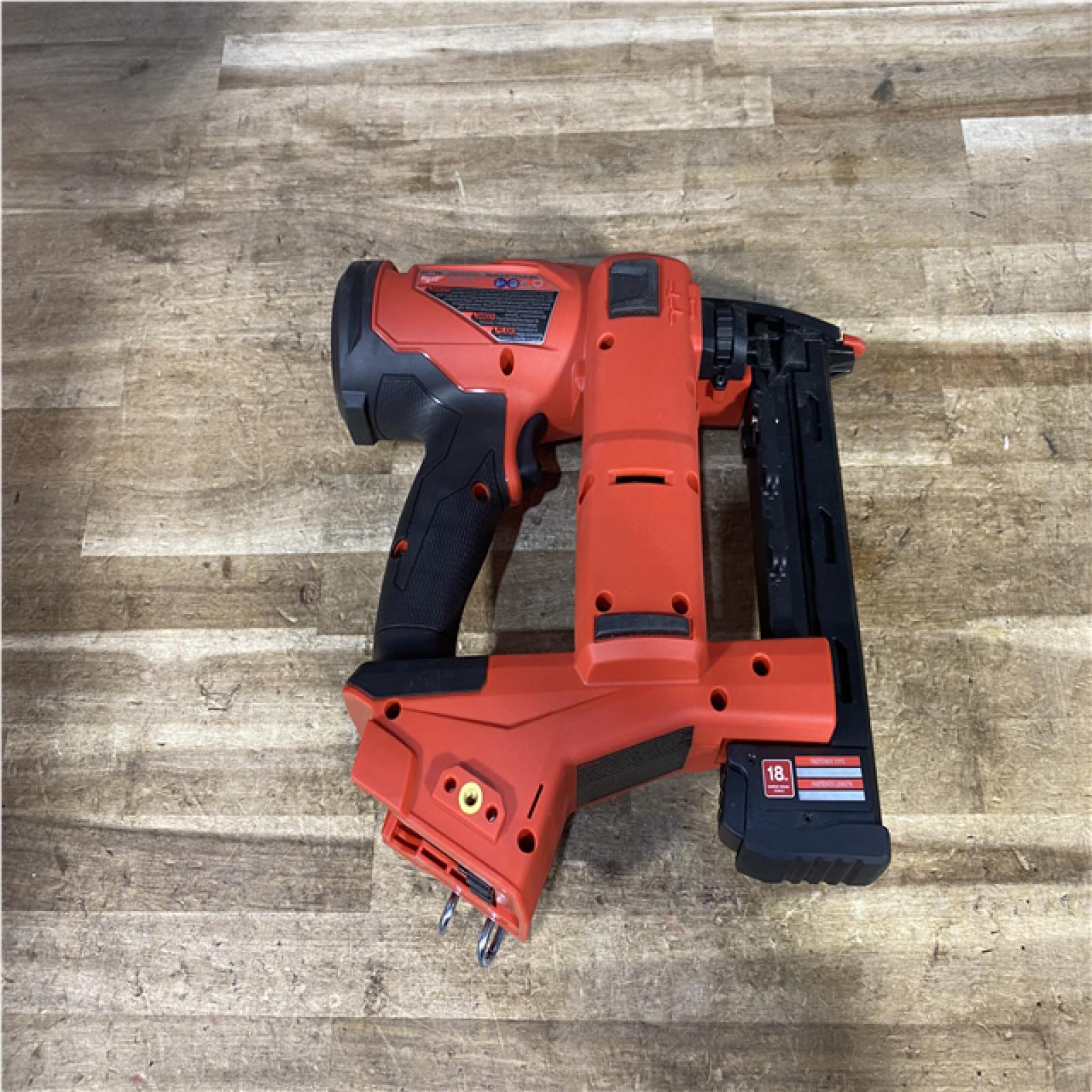 Houston Location AS-IS Milwaukee FUEL 18-Volt Lithium-Ion Brushless Cordless 18-Gauge 1/4 in. Narrow Crown Stapler (Tool-Only)