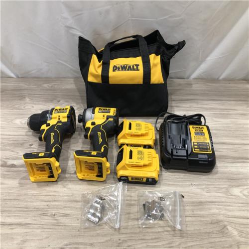 AS-IS DEWALT ATOMIC 20-Volt MAX Lithium-Ion Cordless Combo Kit