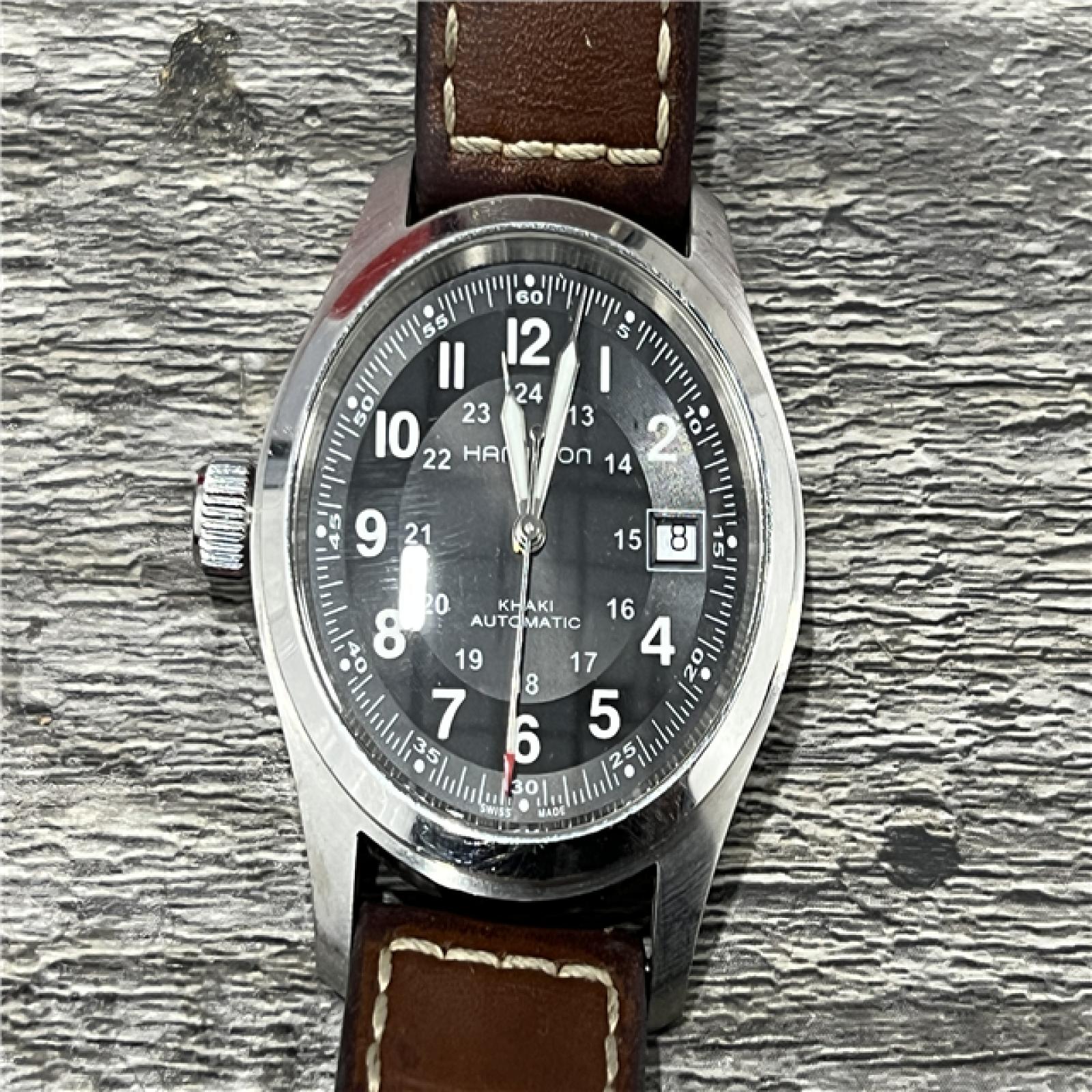 AS-IS Hamilton Khaki Field Automatic Men's Watch H704551 Stainless Steel