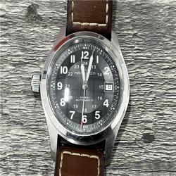 AS-IS Hamilton Khaki Field Automatic Men's Watch H704551 Stainless Steel