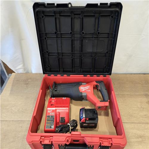 AS-IS Milwaukee M18 FUEL18V Lithium-Ion Brushless Cordless SAWZALL Reciprocating Saw KIT