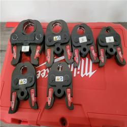 CALIFORNIA AS-IS MILWUAKEE FORCE LOGIC M18 PRESS TOOL KIT  INCLUDES (2) BATTERIES  CHRAGER & HARDCASE