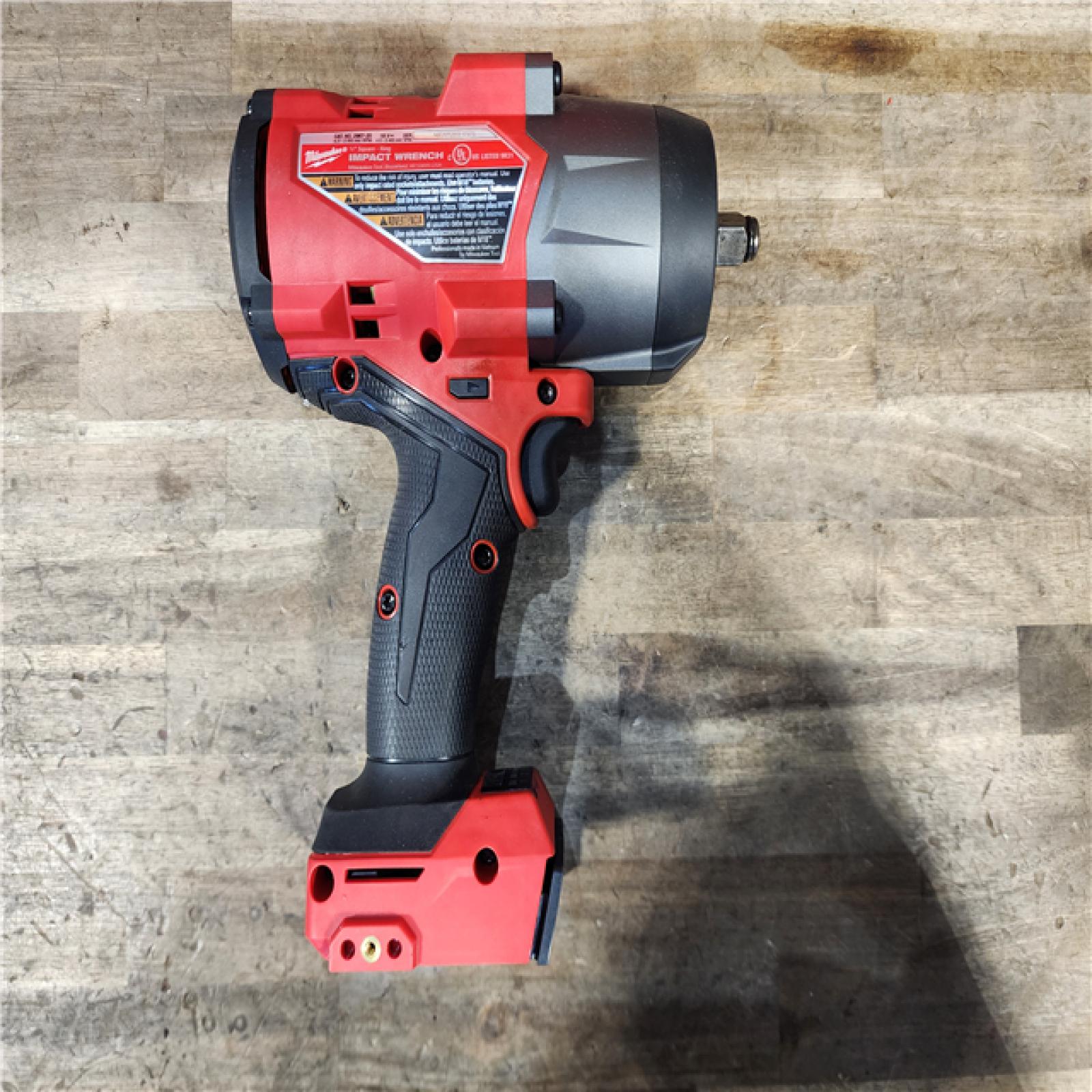 HOUSTON LOCATION - AS-IS Milwaukee M18 FUEL 18V Lithium-Ion Brushless Cordless 1/2 in. Impact Wrench with Friction Ring (Tool-Only)