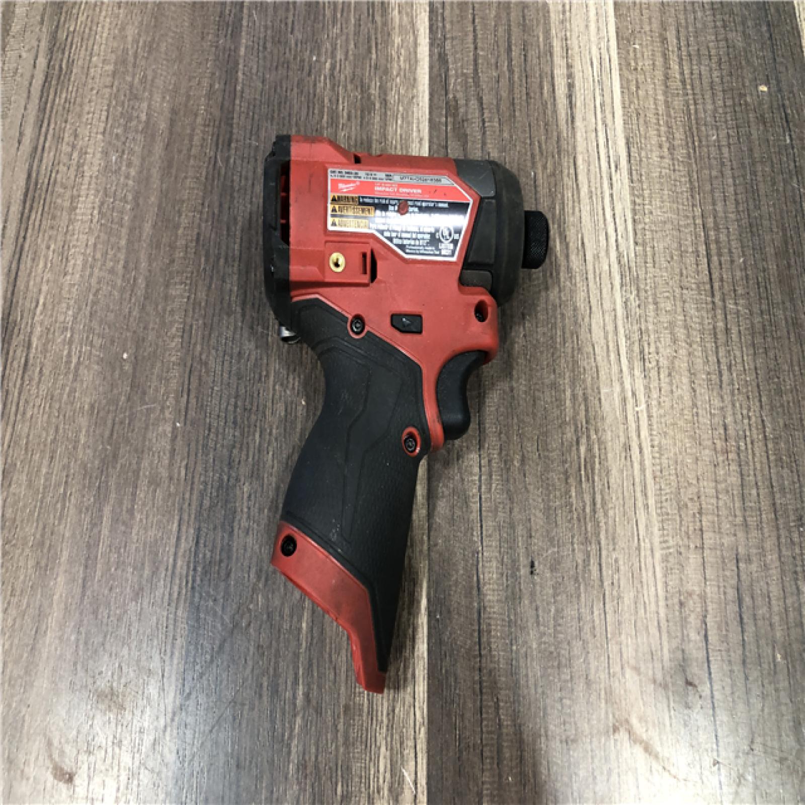 AS-IS Milwaukee  FUEL 12V Lithium-Ion Brushless Cordless 1/4 in. Hex Impact Driver (Tool-Only)