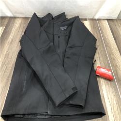 AS-IS Milwaukee Men's Large 12V Lithium-Ion Cordless TOUGHSHELL Black Heated Jacket (Jacket and Charger/Power Source Only)