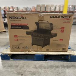 DALLAS LOCATION- AS-IS NEXGRILL Gourmet Pro 5-Burner Propane Gas Grill with Side Burner and Griddle Max Insert in Graphite