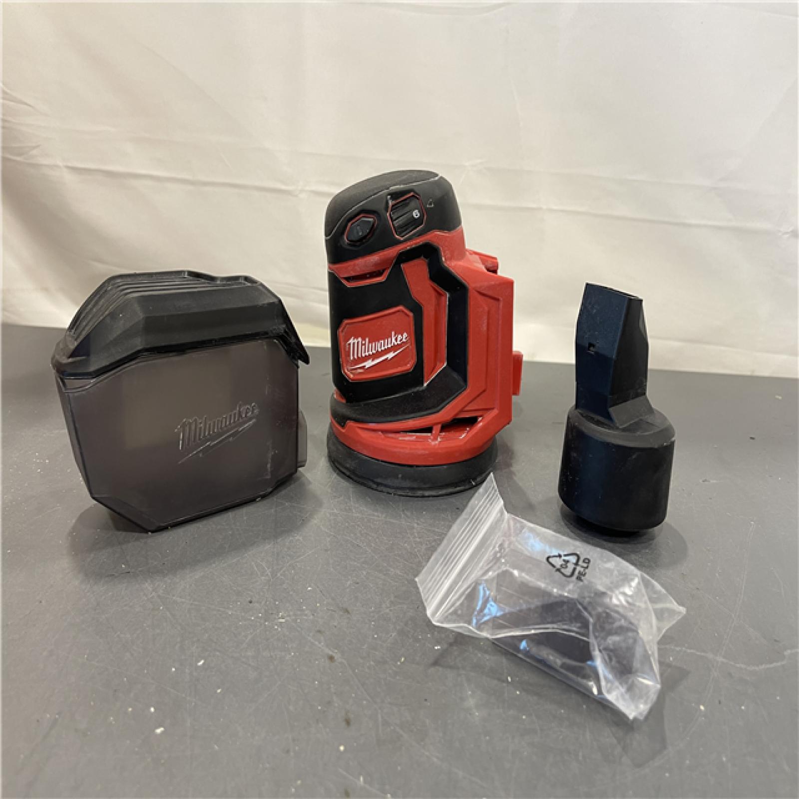 AS-IS - Milwaukee M18 18V Lithium-Ion Cordless 5 in. Random Orbit Sander (Tool-Only)