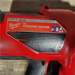 HOUSTON - LOCATION - AS-IS Milwaukee 2744-20 M18 FUEL 3-1/2 in. 18-Volt 21-Degree Lithium-Ion Brushless Cordless Framing Nailer (Tool-Only)