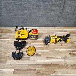HOUSTON LOCATION - AS-IS DeWalt FLEXVOLT 60V Cordless 4-1/2 to 6 in. Grinder Kit (Battery & Charger)