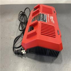 AS-IS- Milwaukee M18 18-Volt Lithium-Ion Dual Bay Rapid Battery Charger