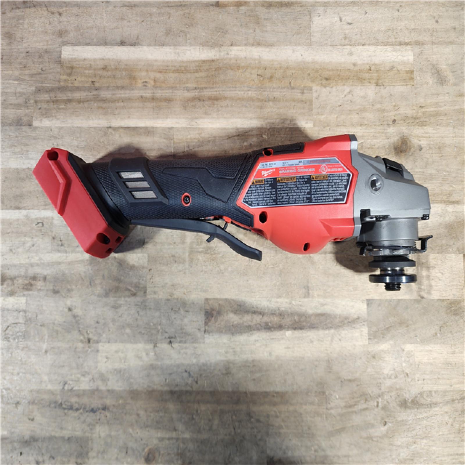 HOUSTON LOCATION - AS-IS Milwaukee M18 FUEL 4-1/2-6 Cordless Braking Grinder, Paddle Switch (TOOL ONLY)