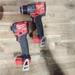 HOUSTON LOCATION - AS-IS Milwaukee  FUEL 18V Lithium-Ion Brushless Cordless Hammer Drill and Impact Driver Combo Kit