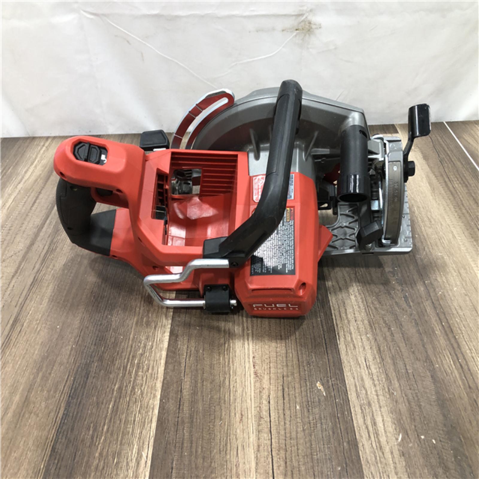 AS-IS Milwaukee FUEL 18V Lithium-Ion Cordless 7-1/4 in. Rear Handle Circular Saw (Tool-Only)
