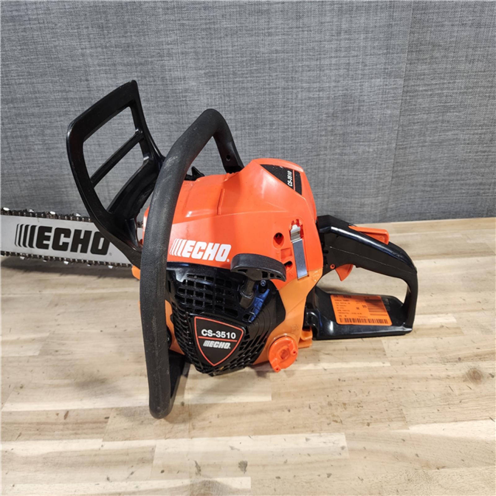 HOUSTON LOCATION - AS-IS Echo CS-3510-16 34.4cc 16in. 2 Stroke Gas Lightweight Rear Handle Chainsaw