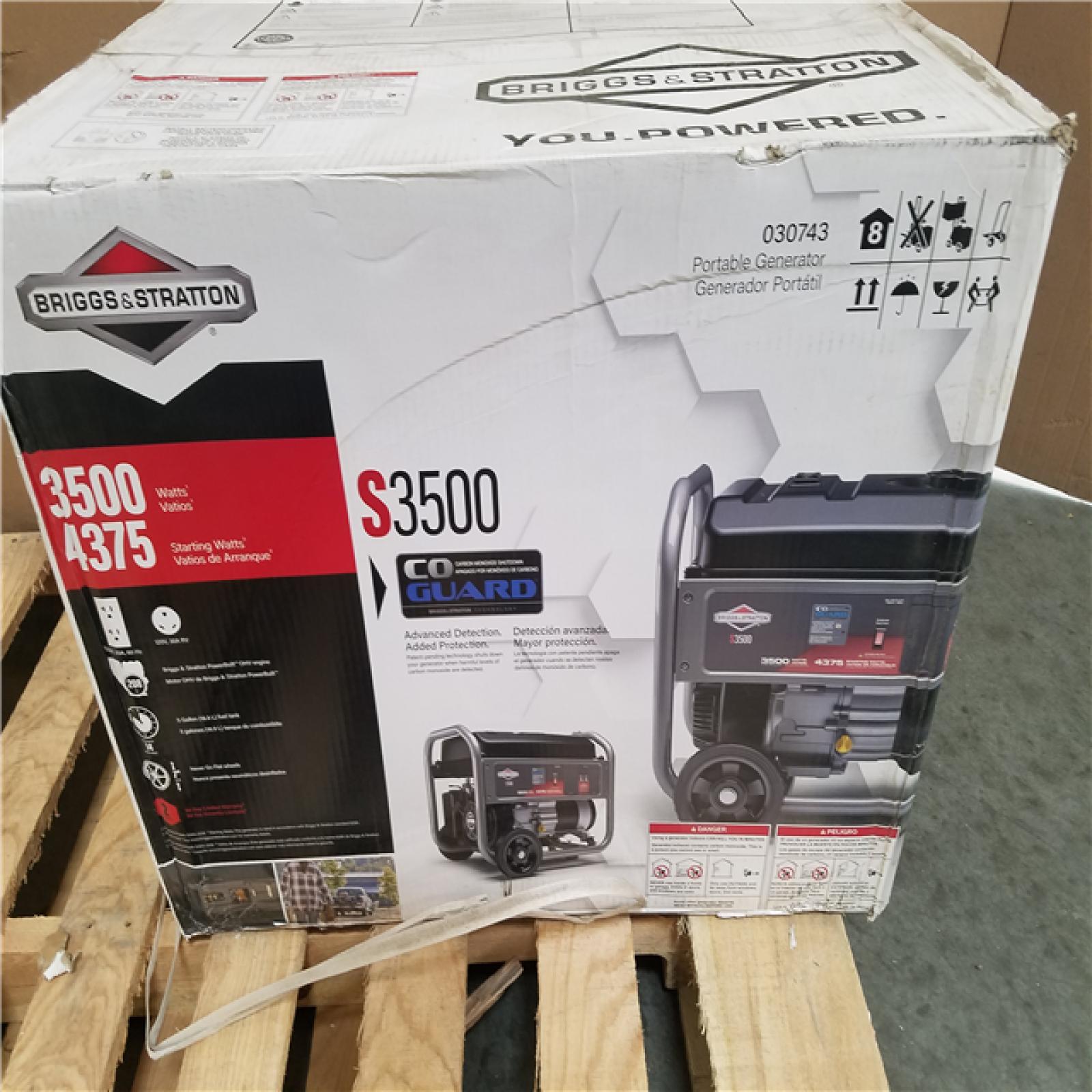 California AS-IS Briggs & Stratton Portable Generator