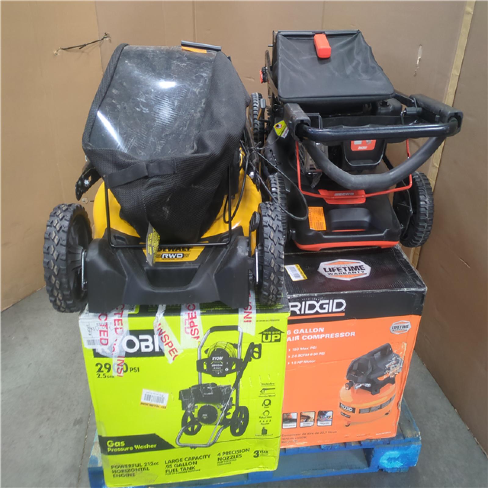 CALIFORNIA AS-IS OUTDOOR POWER EQUIPMENT