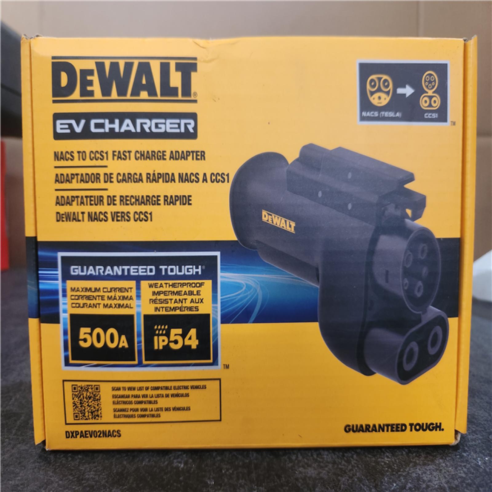 Phoenix LIKE NEW DEWALT NACS to CCS1 Fast Charging Adapter, 500-A / 1000-Volt, Fast Charge Your CCS1 EV at Tesla Superchargers