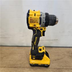 AS-IS- DEWALT 20V XR Lithium-Ion Cordless Brushless 1/2 in. Drill/Driver Kit