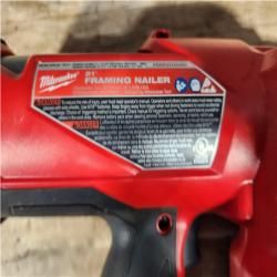 HOUSTON LOCATION - AS - IS Milwaukee FUEL 3-1/2 in. 18-Volt 21-Degree Lithium-Ion Brushless Cordless Framing Nailer (Tool-Only)