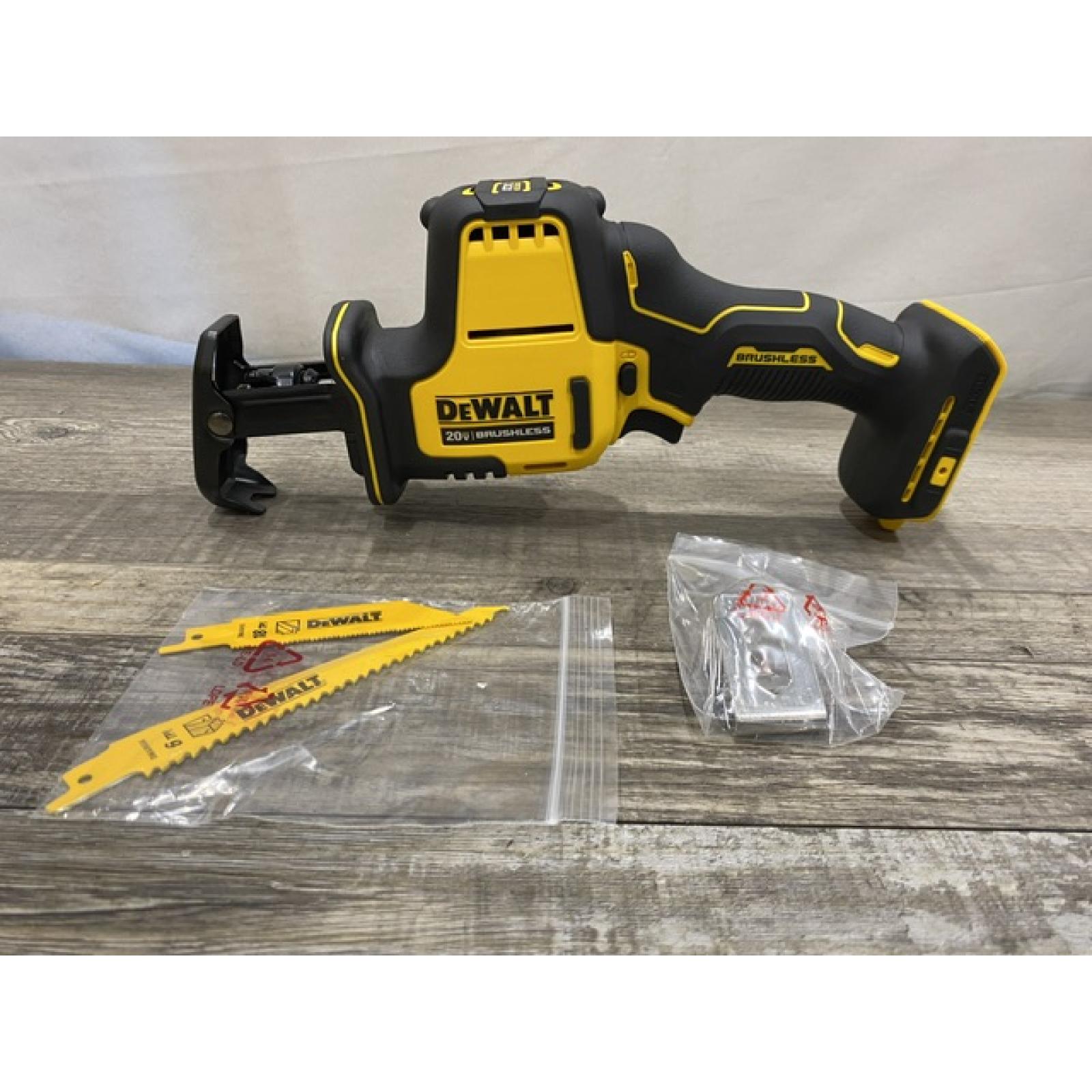 AS-IS DEWALT ATOMIC 20V MAX Cordless Brushless Compact Reciprocating Saw (Tool Only)